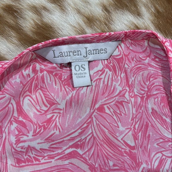 Lauren James tunic top or swim cover up. - Picture 2 of 2